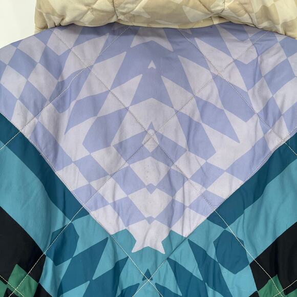 Free People Movement Packable Hooded Puffer Women's Medium Aztec Pria Full Zip - Picture 15 of 16